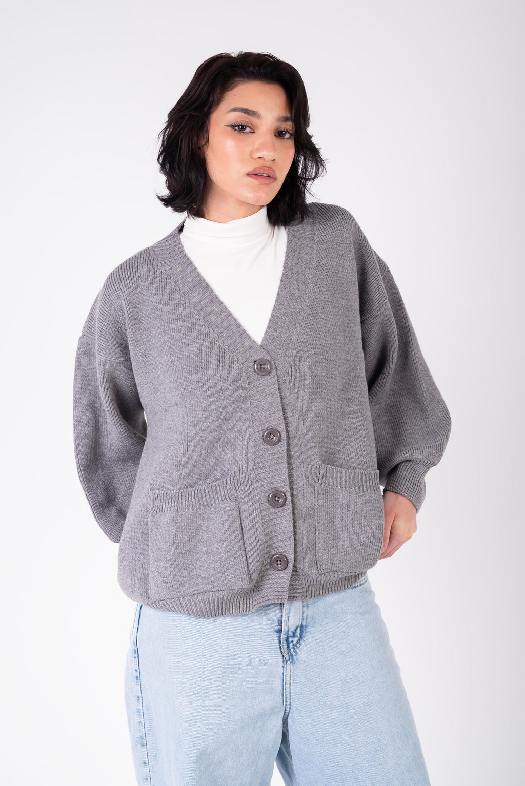 Be in My Wardrobe Cardigan – Grey