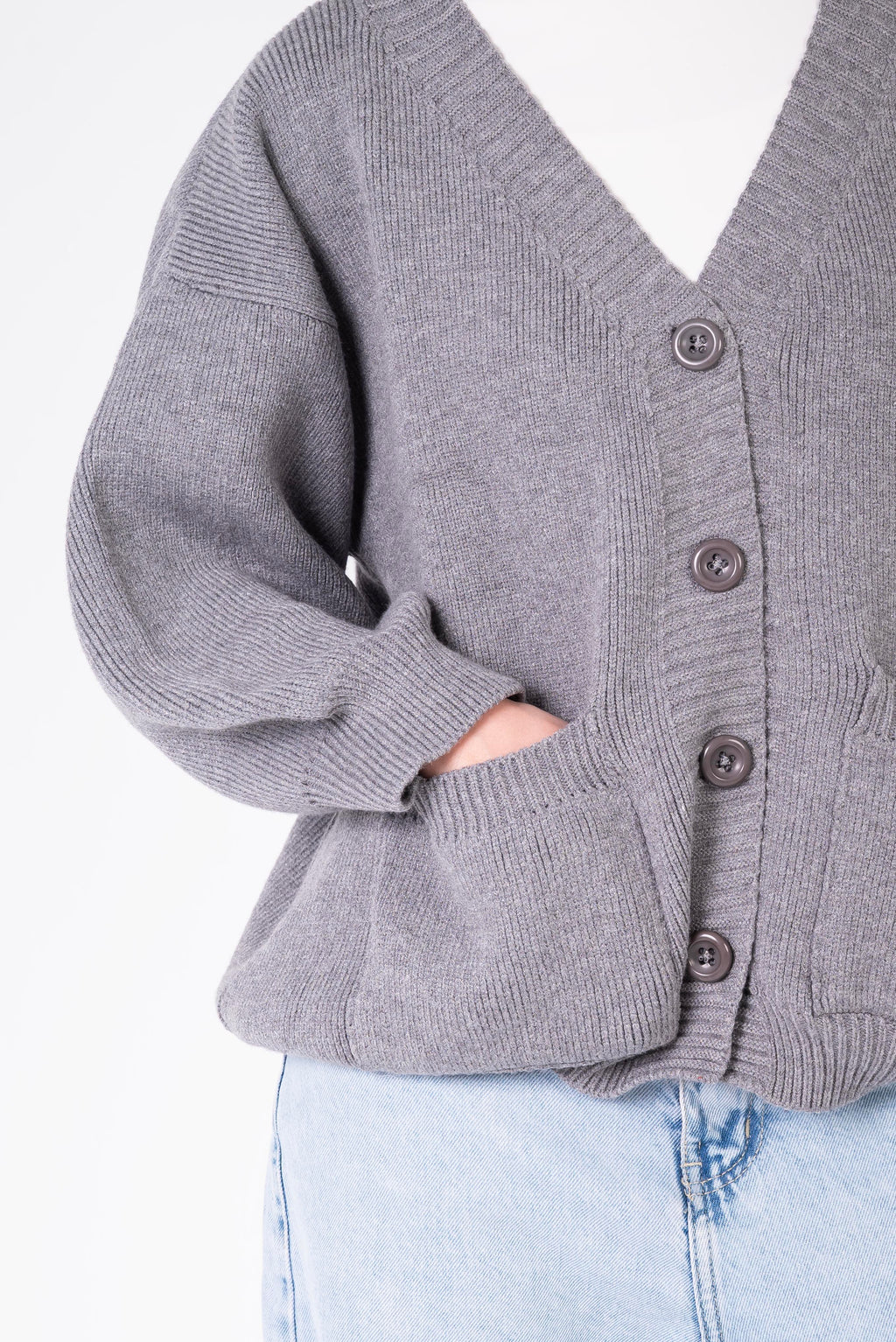Be in My Wardrobe Cardigan – Grey