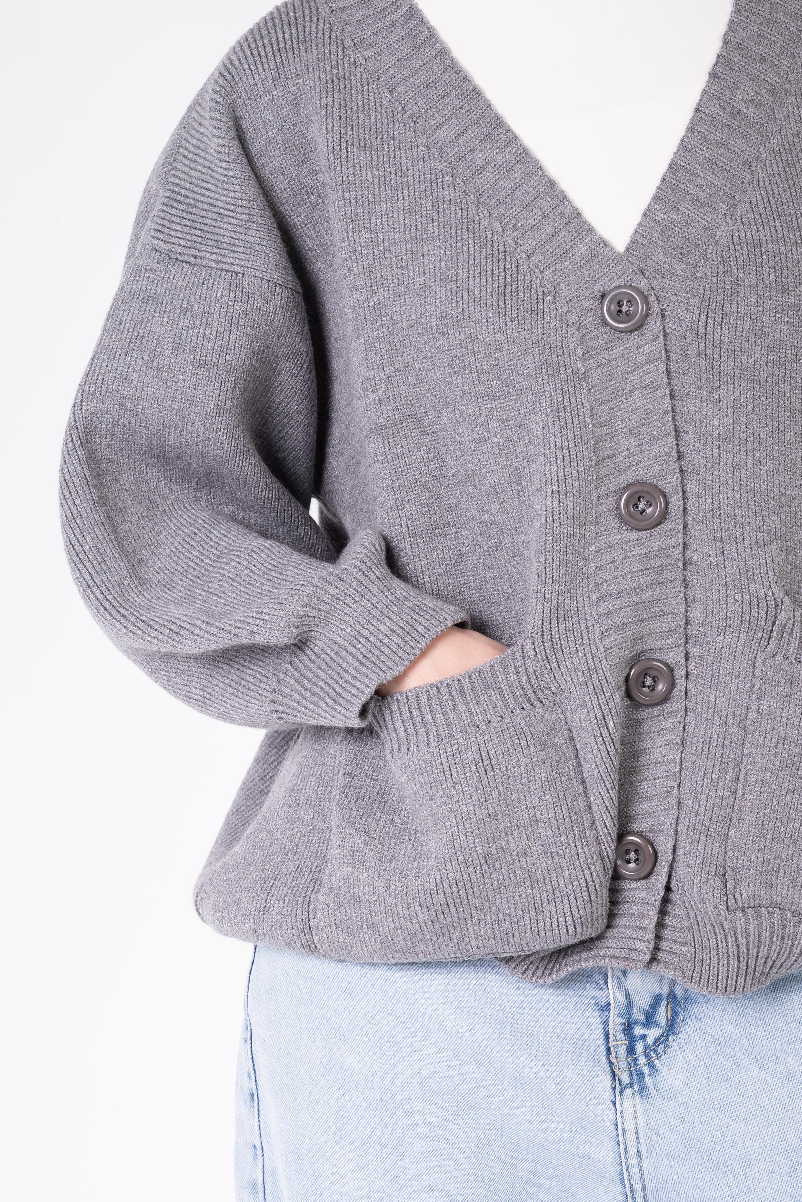 Be in My Wardrobe Cardigan – Grey