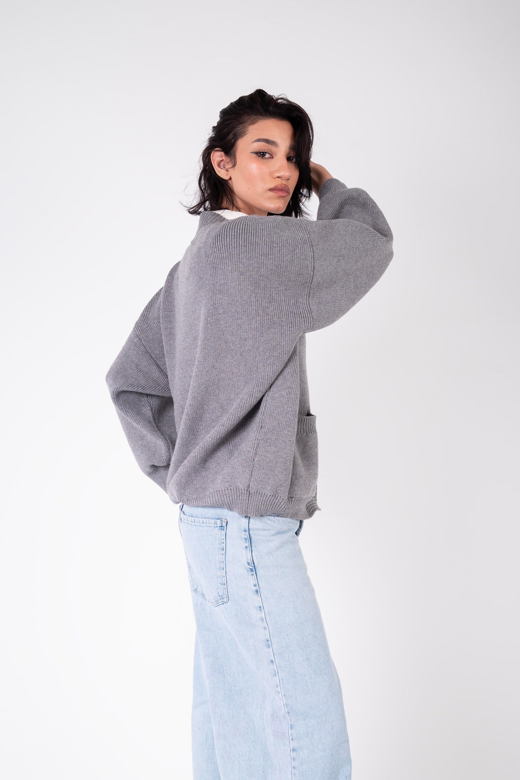 Be in My Wardrobe Cardigan – Grey