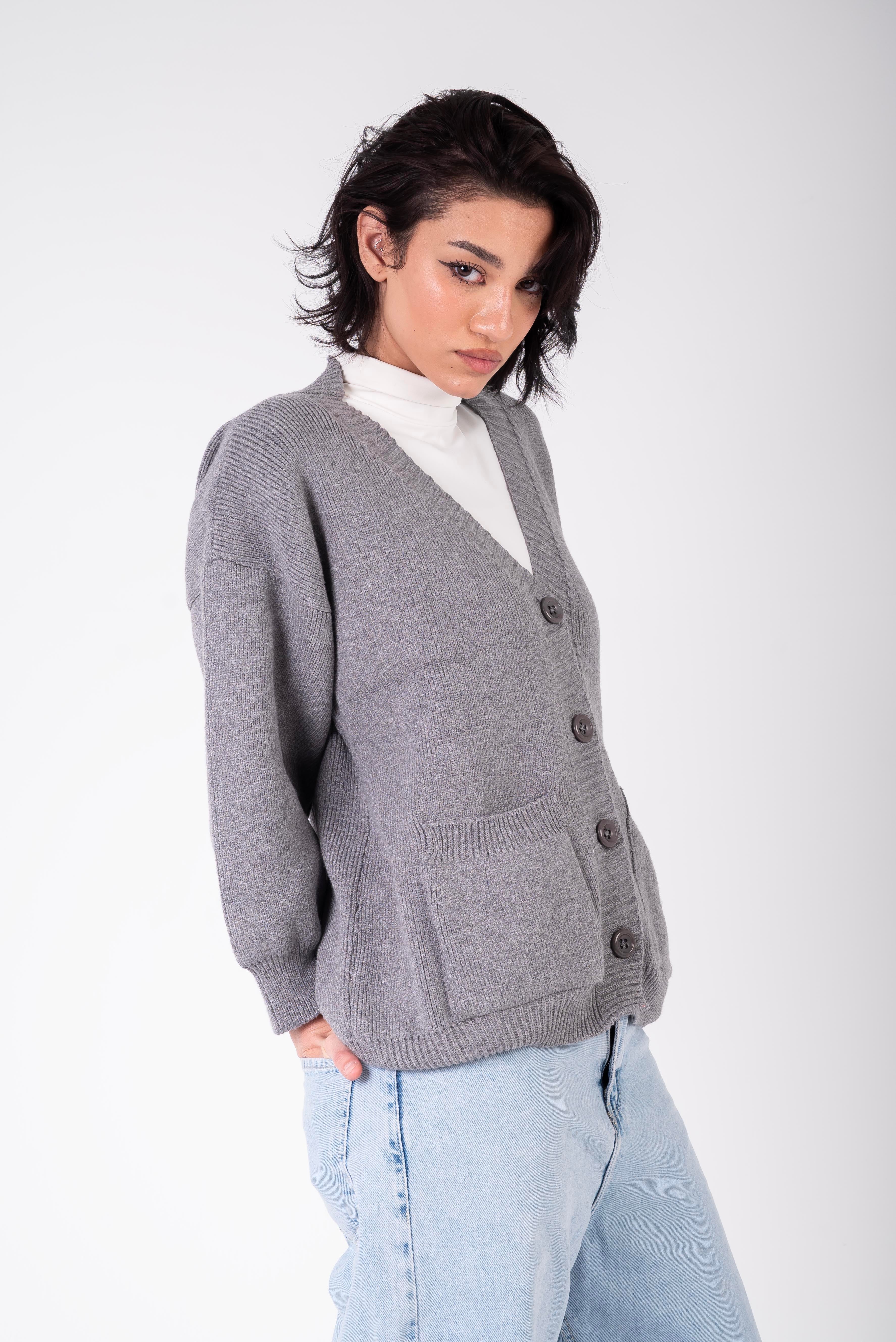 Be in My Wardrobe Cardigan – Grey