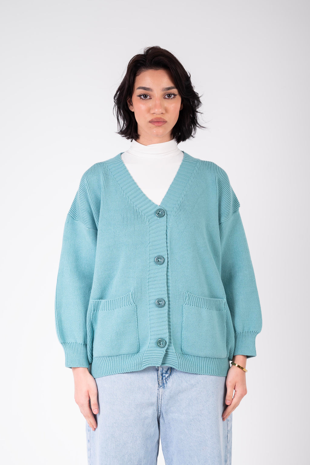 Be in My Wardrobe Cardigan – Turquoise
