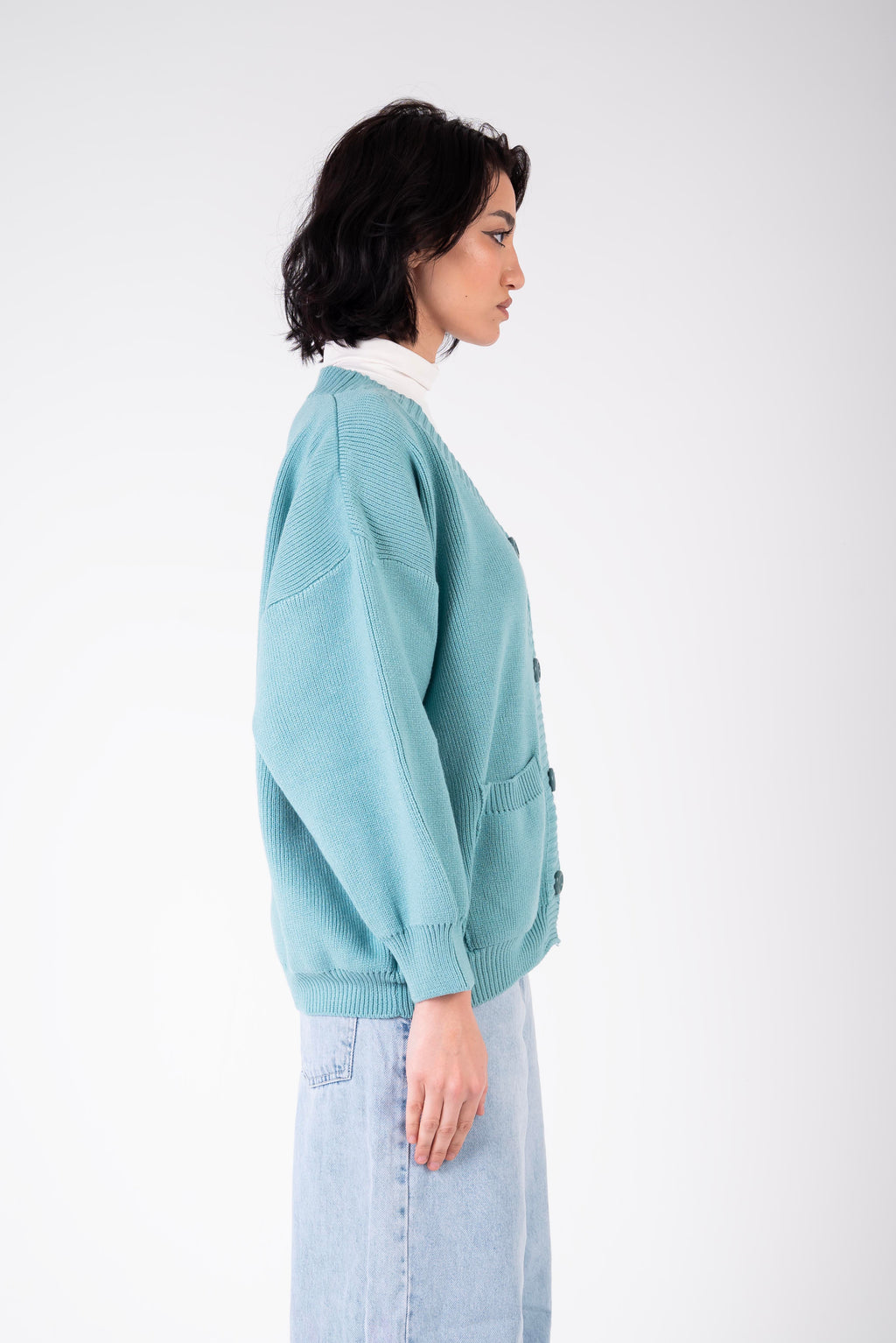 Be in My Wardrobe Cardigan – Turquoise