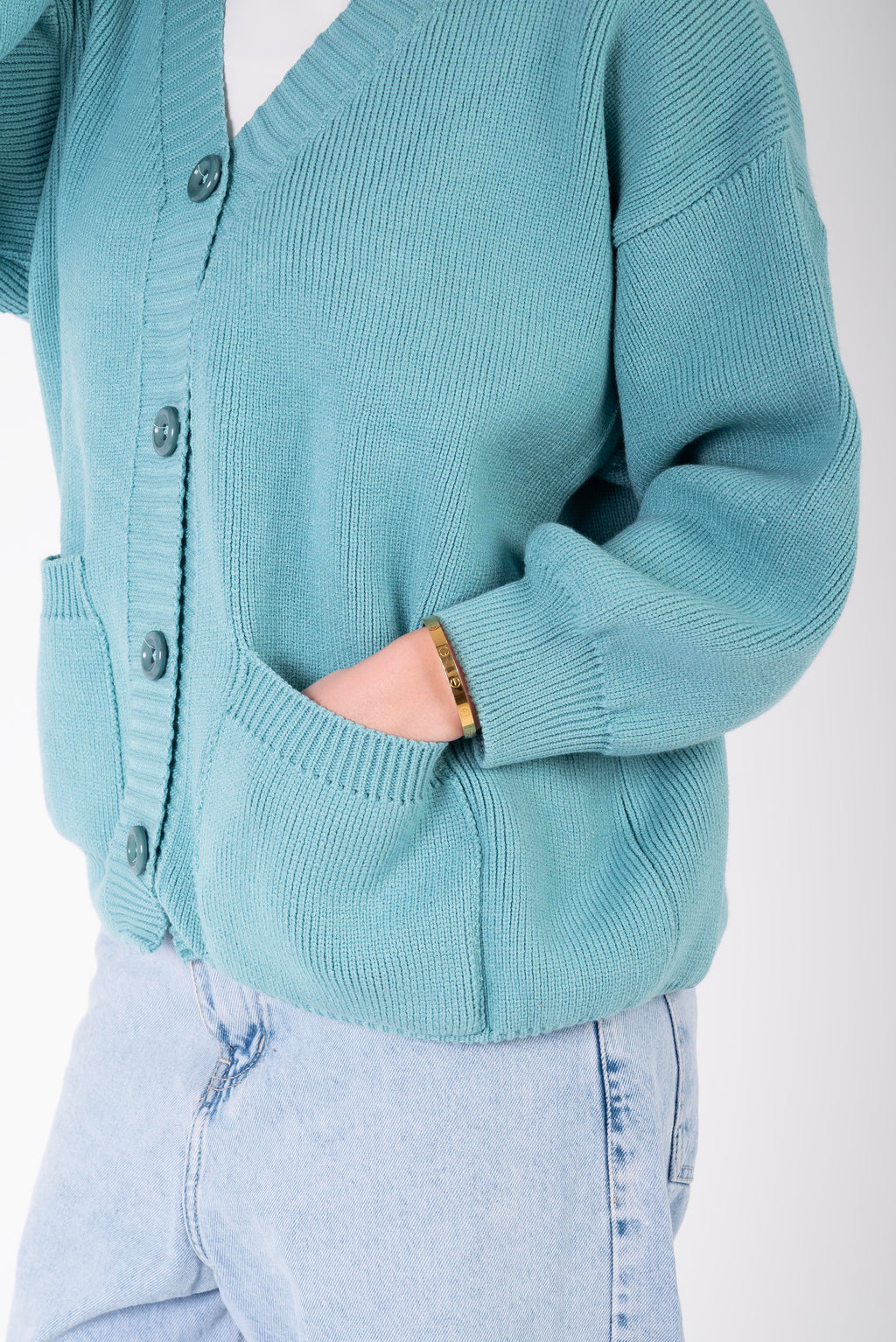 Be in My Wardrobe Cardigan – Turquoise