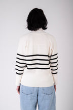 The Crème Striped Sweater