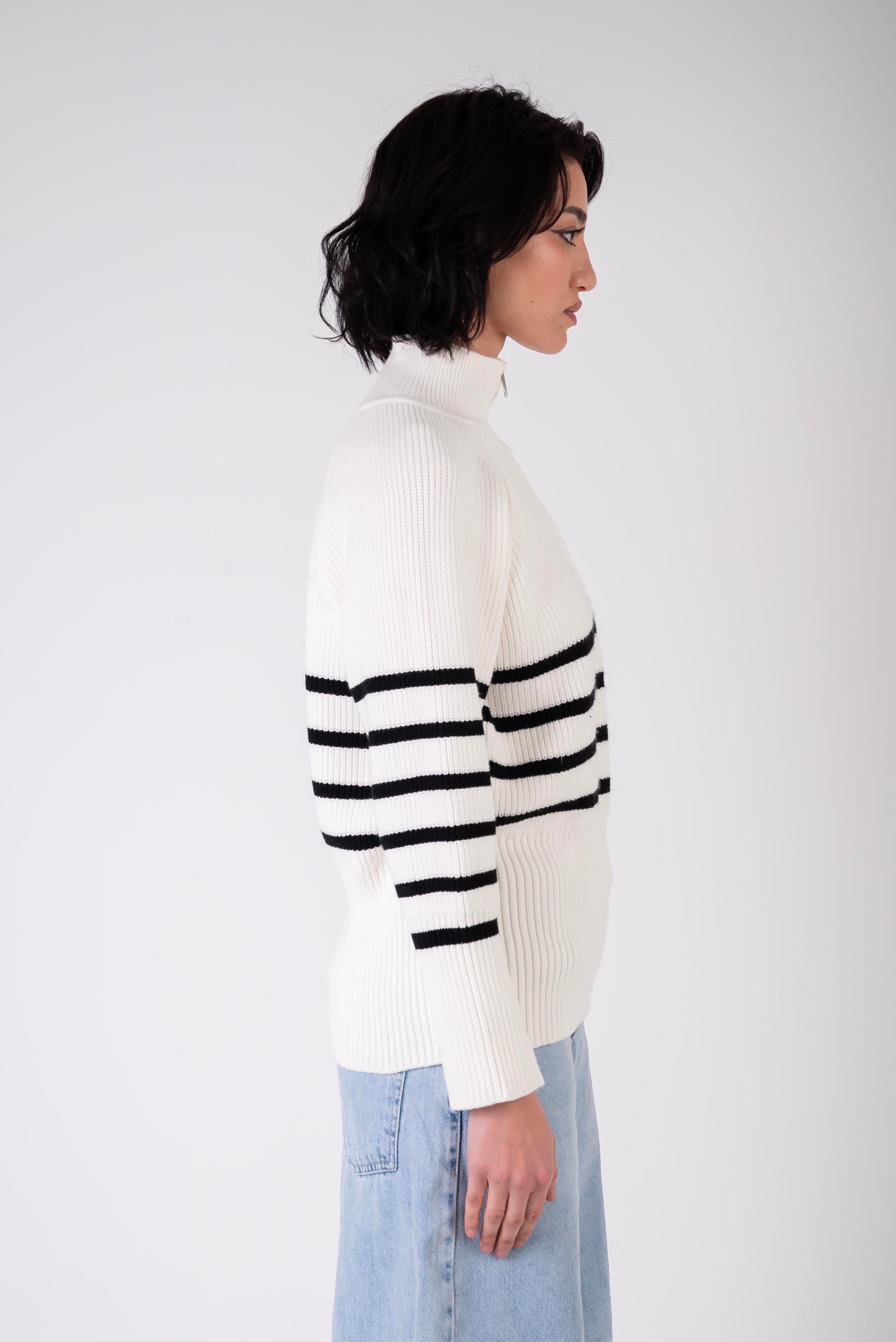 The Crème Striped Sweater